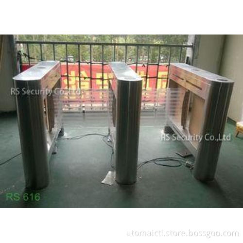 Public Area Full Automatic Swing Barrier Gate with IR Senso